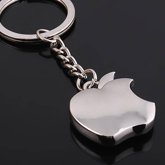 

Брелок Apple яблоко Iphone металлический, Серый