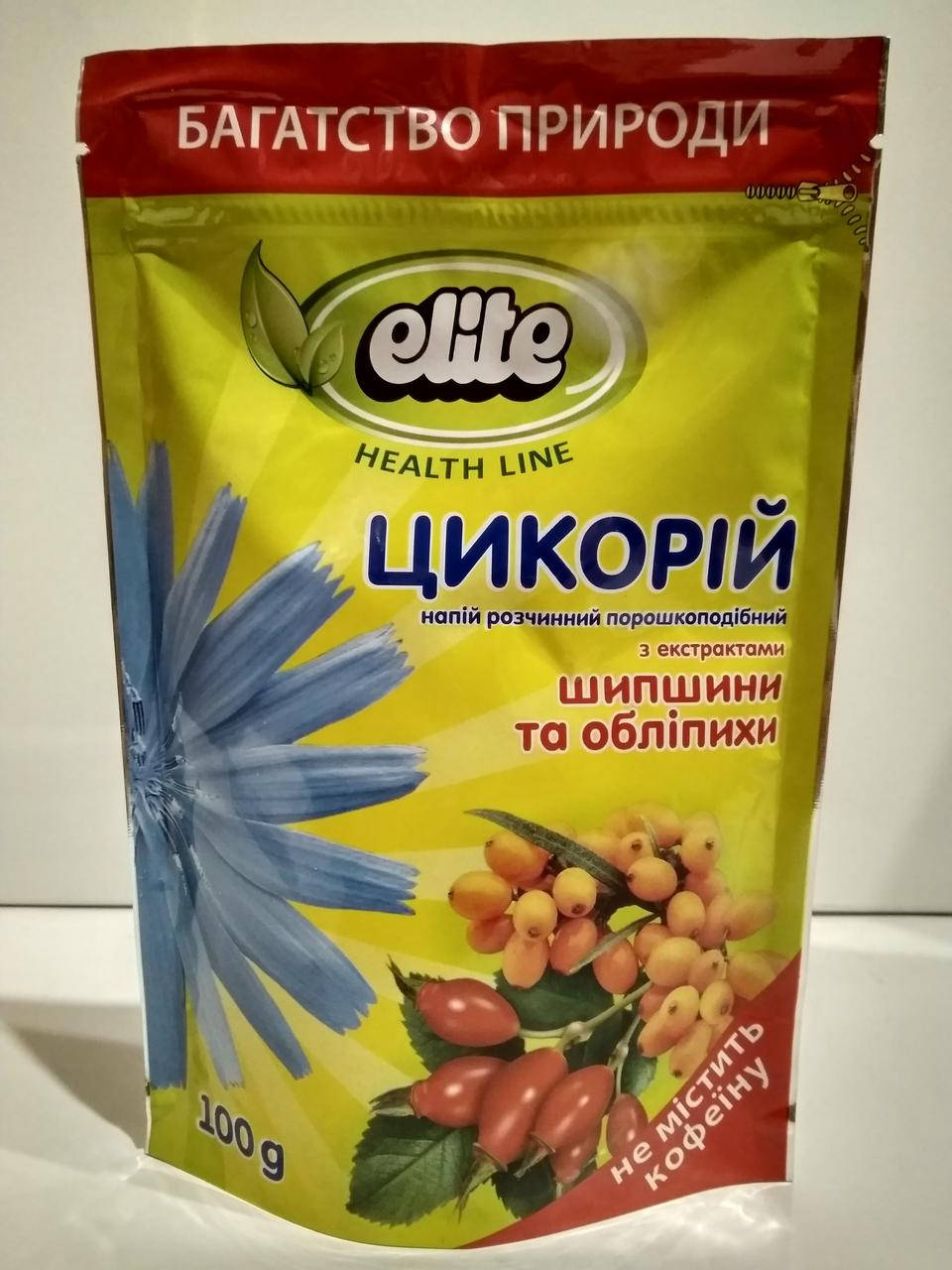

Напиток растворимый Цикорий Elite с шиповником и облепихой 100г