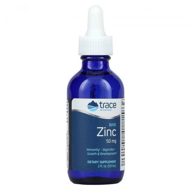 

Іонний цинк, Ionic Zinc, Trace Minerals Research, 50 мг, 59 мл (TMR-00019)