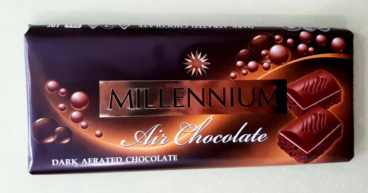 

Шоколад Millennium черный пористый 85 г