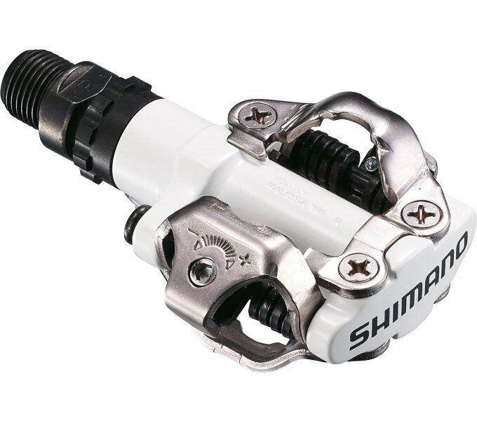 

Педали контактные Shimano PD-M520, SPD, белые, Белый