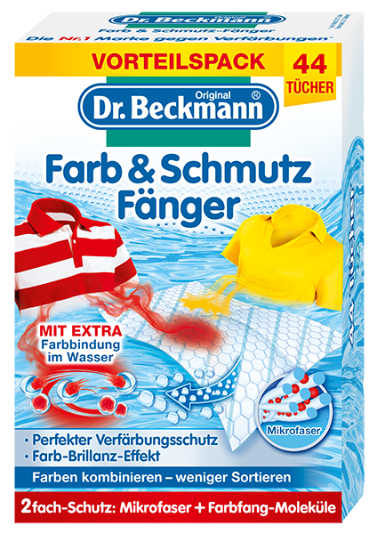 

Салфетки пастки для кольору і бруду Dr.BECKMANN Farb&Schmutz Fanger 44 шт