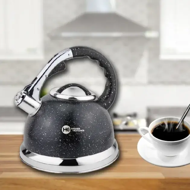 

Чайник со свистком гранитный HIGHER+KITCHEN ZP-021 3.5 л