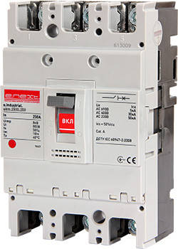 

Силовой автомат 3P 250А 50kA (e.industrial.ukm.250S.250), E.NEXT (i0010009)