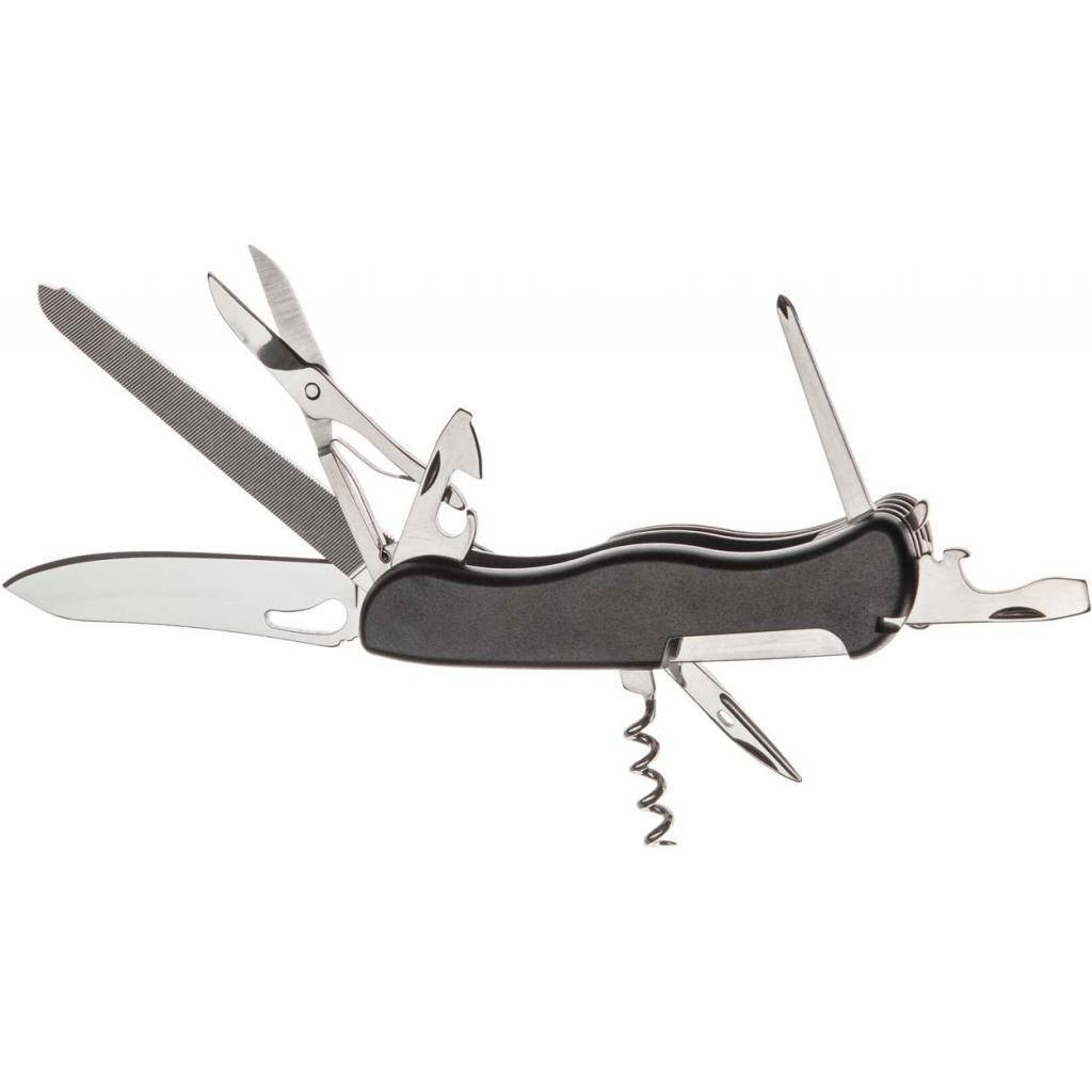 

Нож мультитул многофункциональный складной PARTNER HH042014110B к:black, Черный
