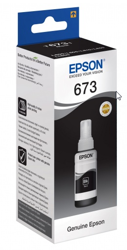 

Чернила EPSON для L800/ L1800/ L805/ L810/ L850 Black C13T67314A 70мл. оригинальные