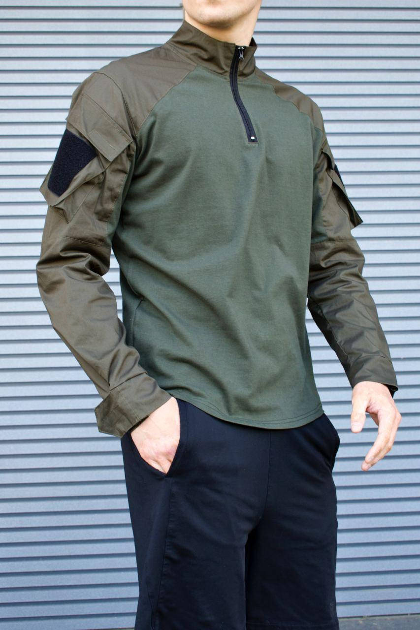 

Армійська сорочка з місцями для шевронів котон S М L XL XXL