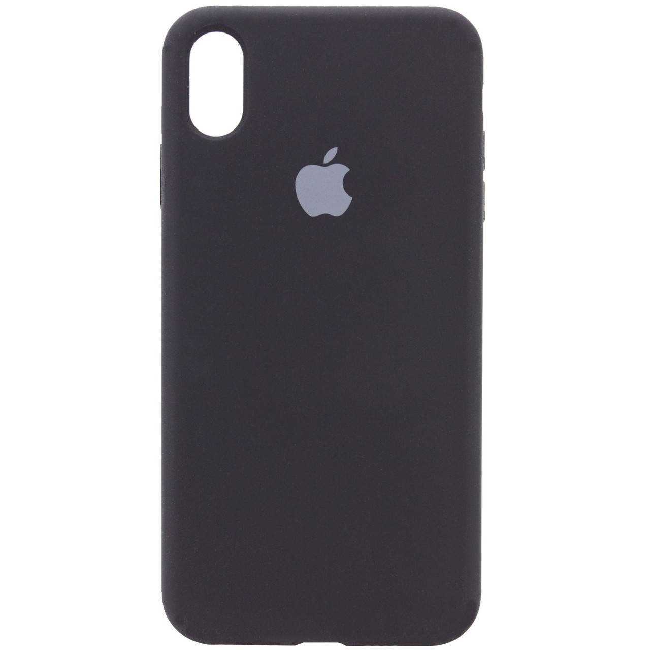 

Чехол Silicone Case Full для Apple iPhone Xr (6.1) с Закрытым Низом (Black), Черный