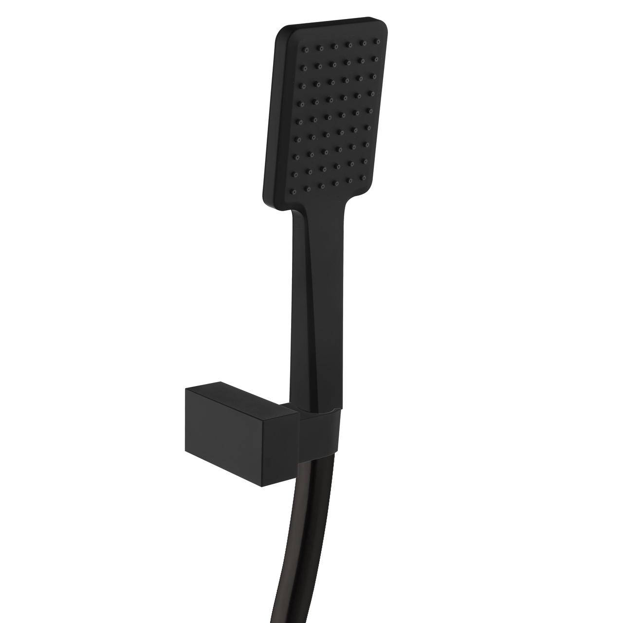 

Душевой набор VOLLE SISTEMA L 1511.170104 с ручной лейкой и шлангом с держателем черный