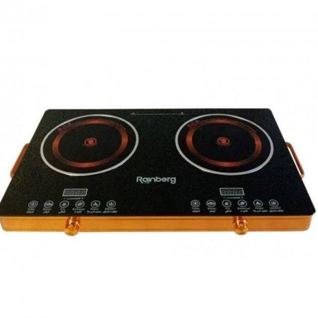

Инфракрасная плита портативная на 2 конфорки Rainberg RB-816 5000W черный (888)