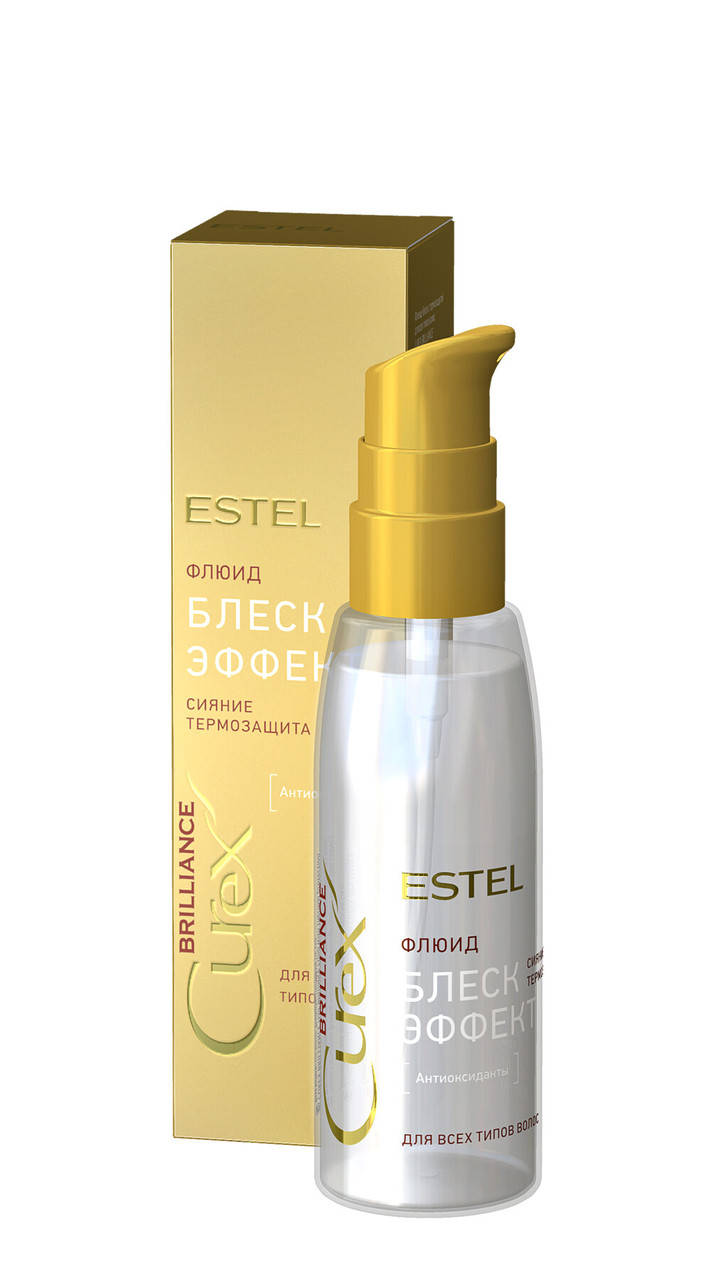 

Флюид "Блеск-еффект" для всех типов волос ESTEL CUREX BRILLIANCE, 100 мл