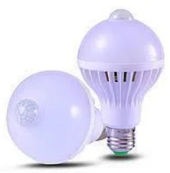 

Лампа светодиодная с датчиком движения E27, 7Вт LED