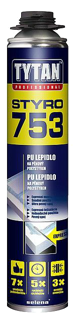 

Полиуретановая пена клей Tytan Professional Styro 753