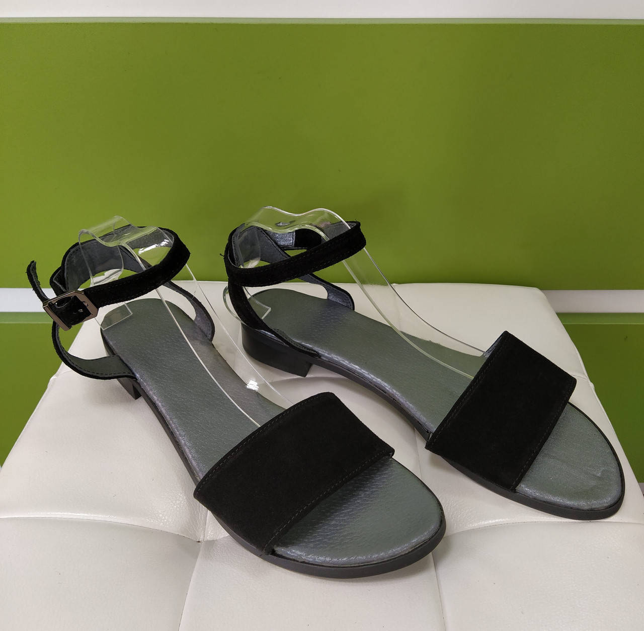 

STTOPA Размеры 36-45. Босоножки больших размеров кожаные. С2-61-3645-3 Черные 45