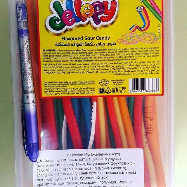 

Мармеладная палочка Jellopy без сахара в уп. 1.5 кг.