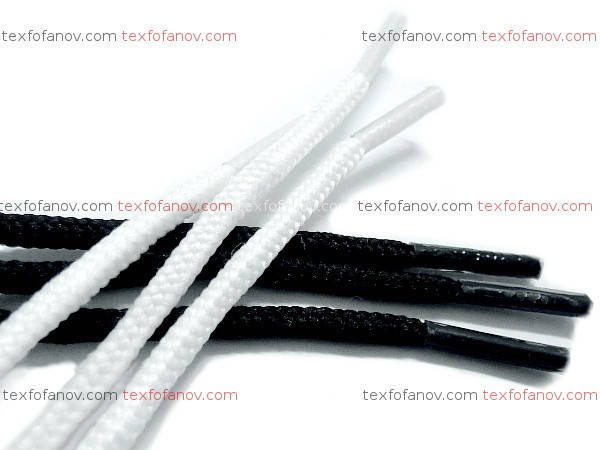 

Шнурки обувные 1,2 м, диаметр 3 мм круглые тонкие, чёрные