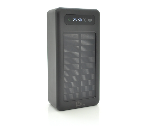 

Power bank Solar PLO-SP30G 30000mAh, Black, Blister