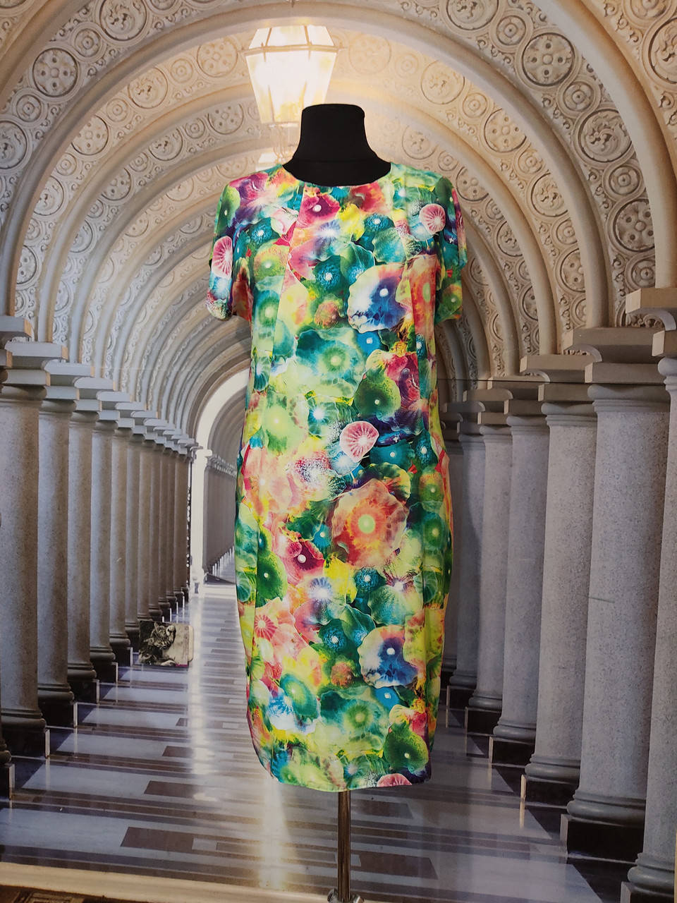 

Летнее платье из штапеля 54 р