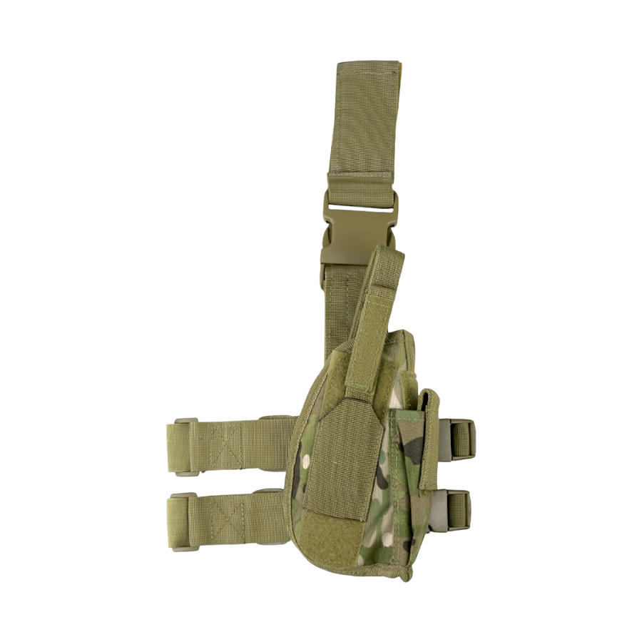 

Кобура на бедрена Kombat Tactical Leg Holster - BTP, multicam