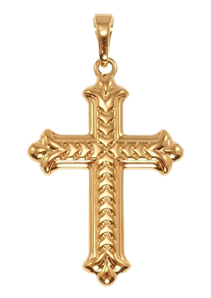 

Кулон Xuping Позолота 18K "Декоративный Крест с узором"
