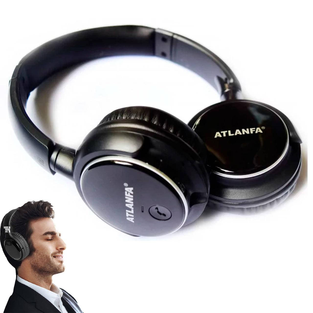 

Беспроводные наушники ATLANFA AT-7612 / Bluetooth наушники с MP3 плеером и FM радио, Черный