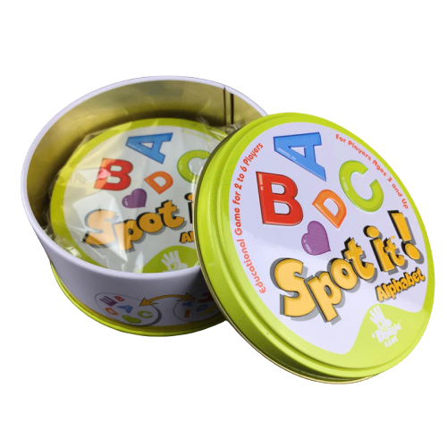 

Настольная игра "Spot it!" Alphabet (в металлической упаковке)