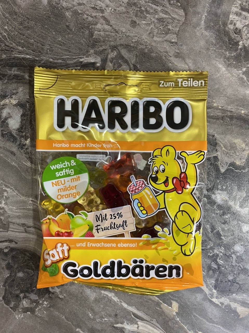 

Желейные конфеты Haribo Saft Goldbaren 175 грм