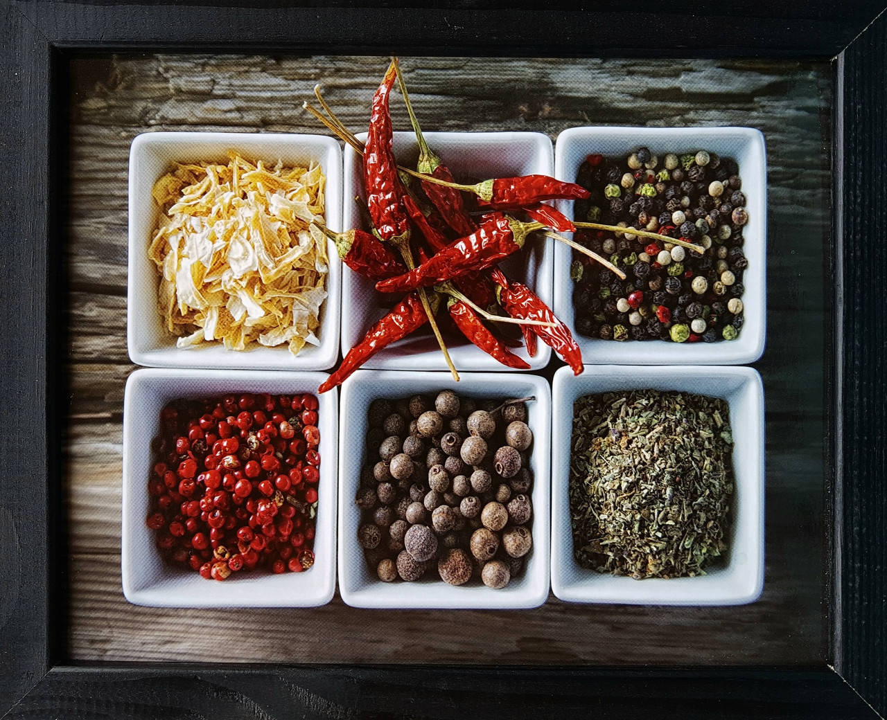 

Фотокартина в деревянной раме "Spices 7", 20х25 см