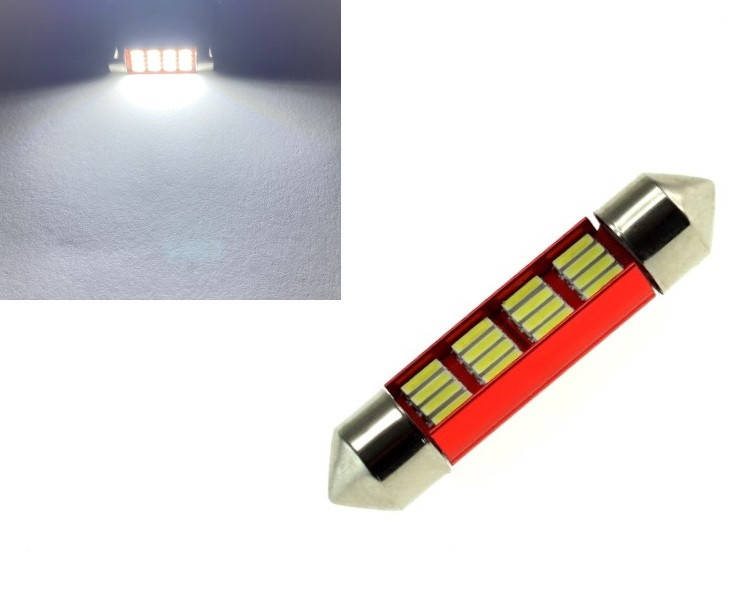 

Автомобильная LED лампа C5W 39мм 12V 16smd 4014 CANBUS светодиодная с драйвером, белый цвет света