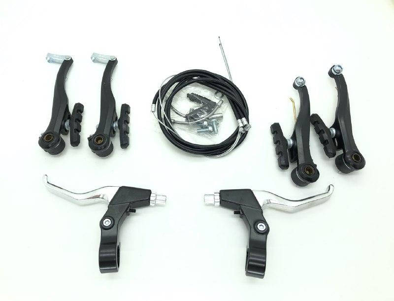 

Тормоза V-brake Sypo YD-V26 120 мм передние и задние, черные, тормозные ручки