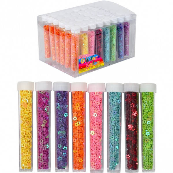 

Фігурні неонові блискі 5 г, 8 кольорів, Разные цвета