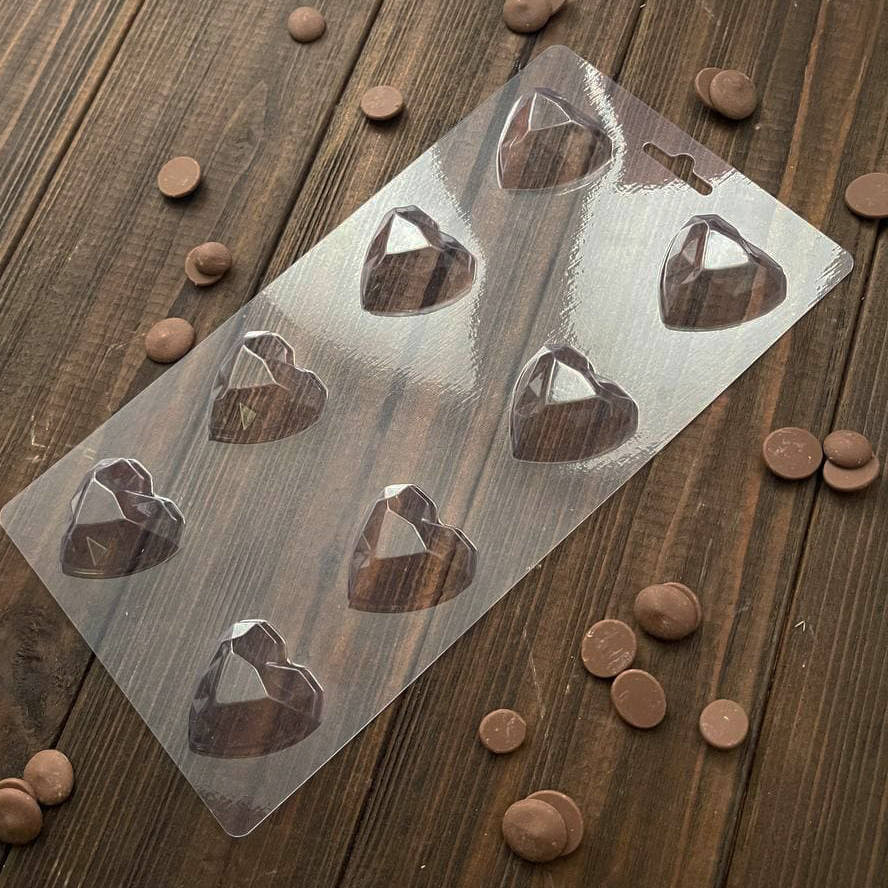 

Форма для заливки шоколада "Сердце-рубин (мини)"