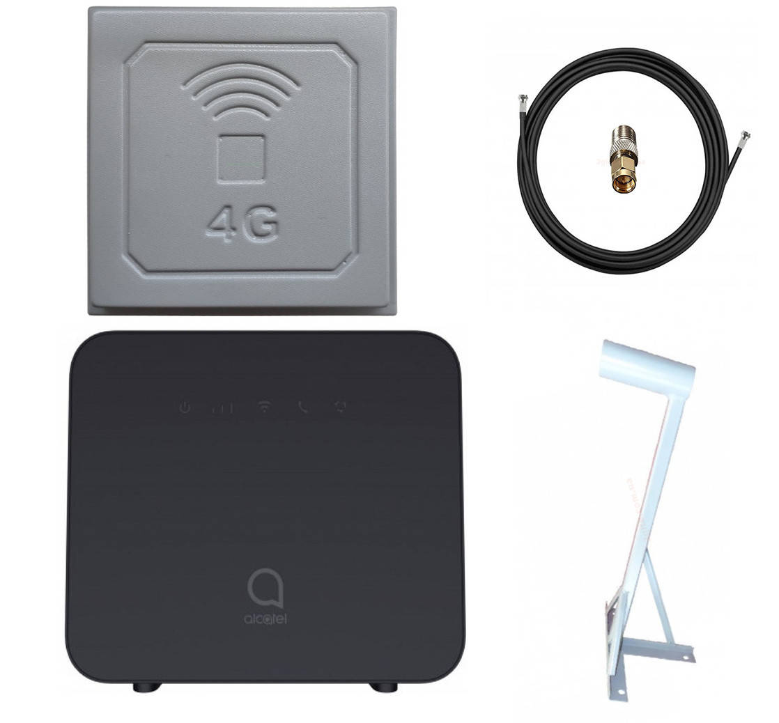 

Alcatel Linkhub Home Station HH42CV + Антенный комплект 3G/4G RNet 17 ДБи