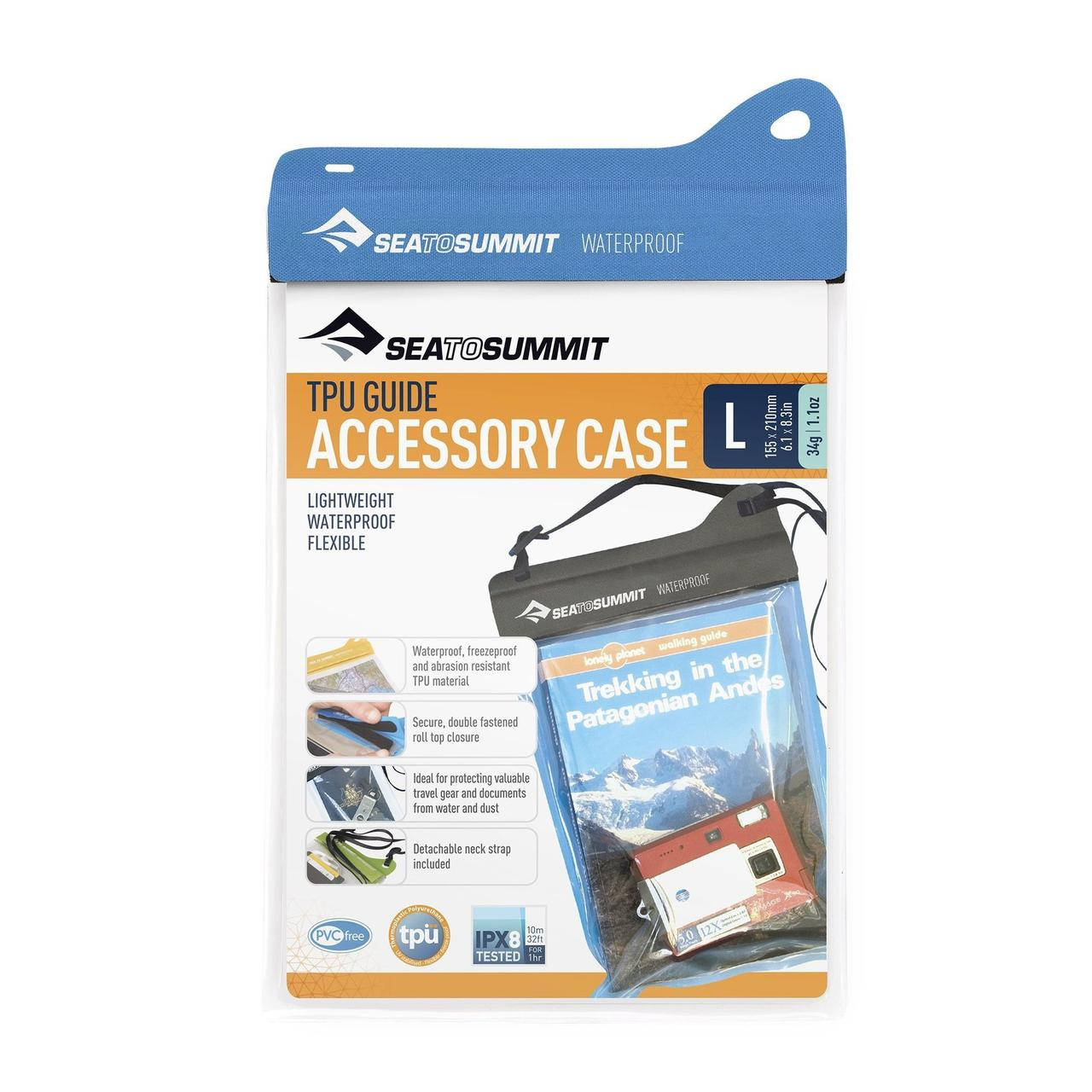 

Водонепроницаемый чехол Sea To Summit - TPU Accessory Case L, 21.5 х 15 см Голубой
