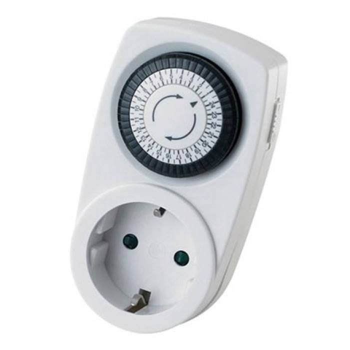 

Механічний таймер добовий TIMER-1 HOROZ реле часу