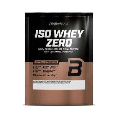 

Протеин BioTech Iso Whey Zero, 25 грамм Кофе латте