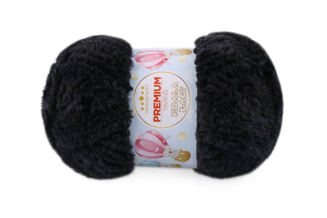 

Premium Yarn Koala Baby, Чёрный №111, Черный