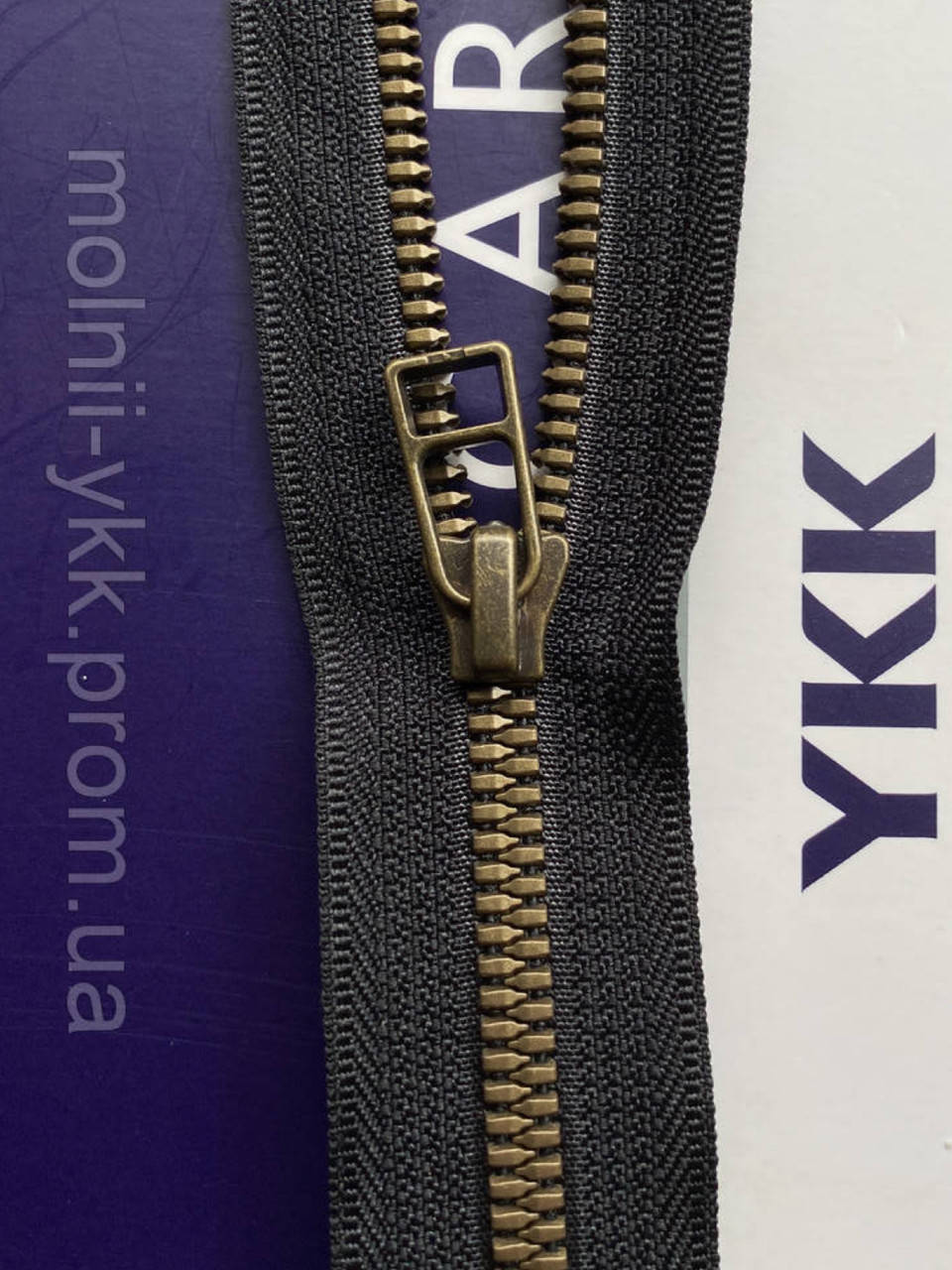 

Молния рулонная YKK 5 VYMB тракторная "Metaluxe", Черный