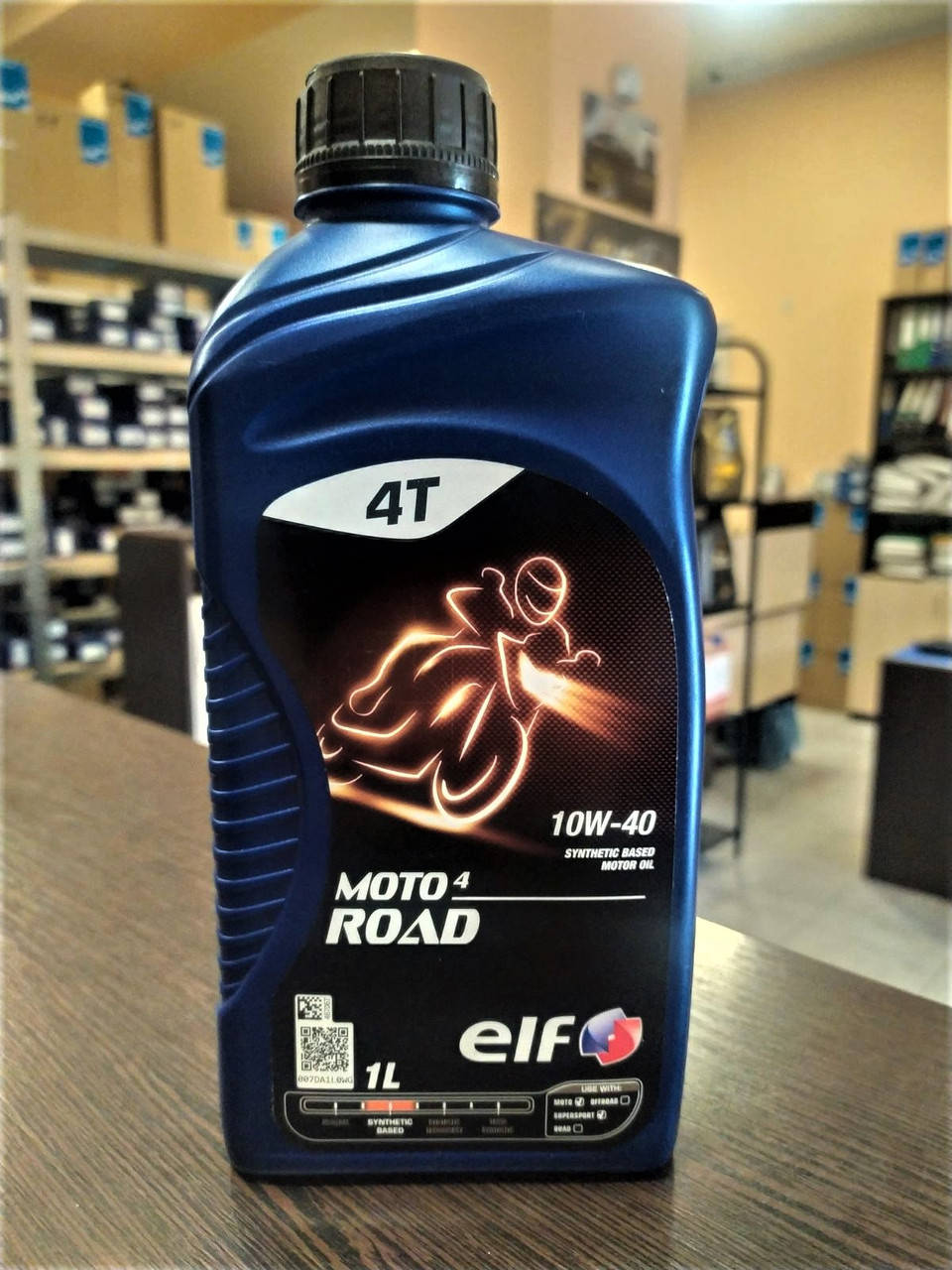 

Масло моторное для мотоциклов и скутеров Elf MOTO 4T ROAD 10w40 (1л)