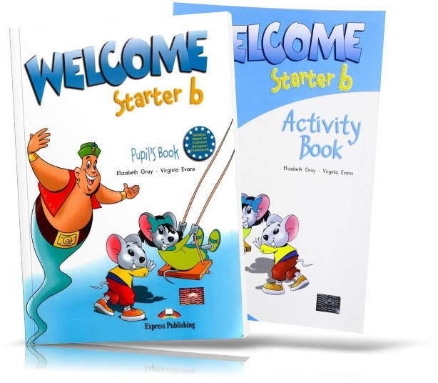 

Welcome Starter B, Pupil's book + Workbook / Учебник + Тетрадь английского языка