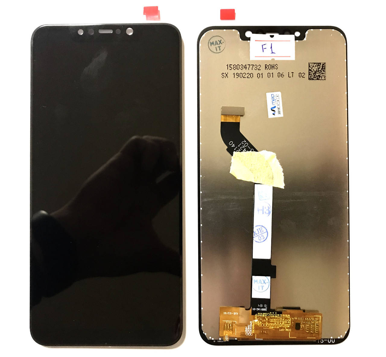 

Дисплейный модуль Xiaomi Pocophone F1 тачскрин и дисплей, Черный