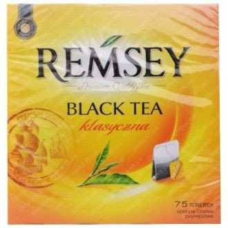 

Чай черный классический Remsey Black Tea Klasyczna 75 пакетиков Ремси