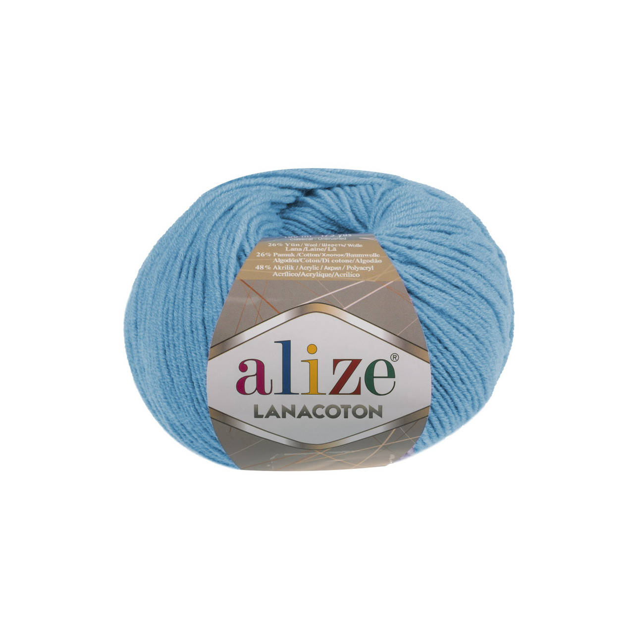 

Alize Lanacoton бирюза № 287, Бирюзовый
