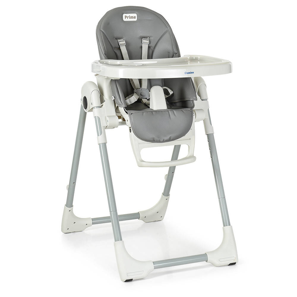 

Стульчик для кормления ME 1038 PRIME Gray из экокожи, Розовый