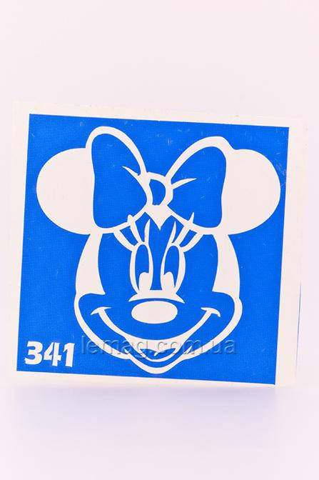 

Boni Kasel Трафарет для био тату 6x6 см - 341, 1 шт