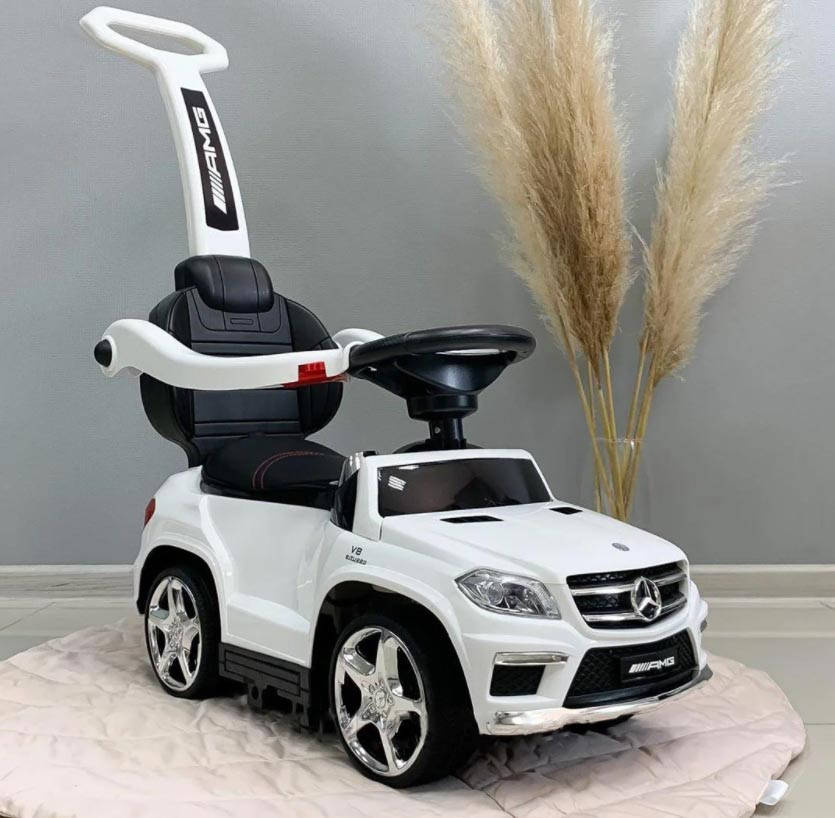 

Каталка-толокар Mercedes Bambi SX1578 с родительской ручкой Белый