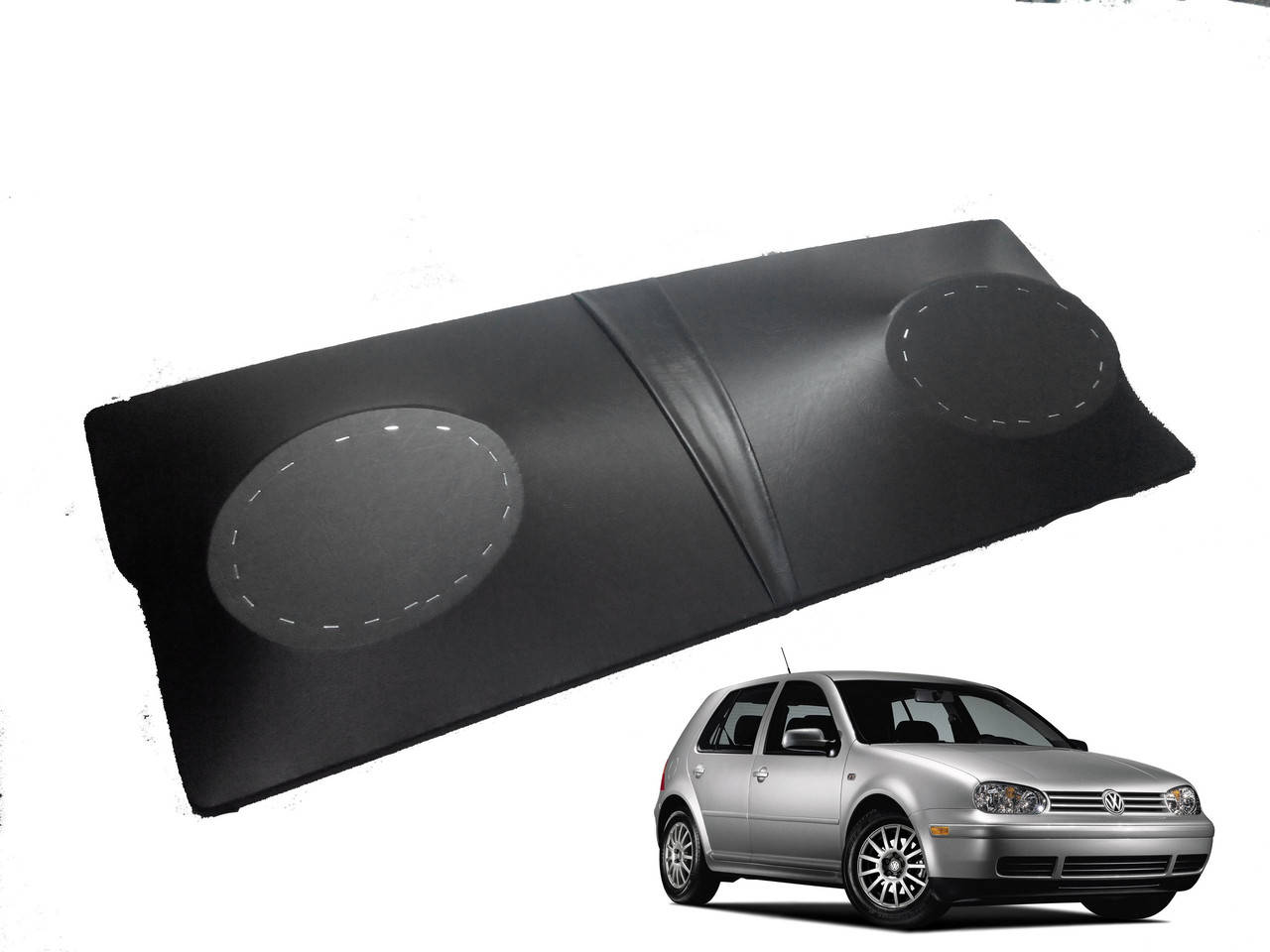 

Задняя полка Volkswagen Golf 4 (Фольксваген Гольф 4) Черная.