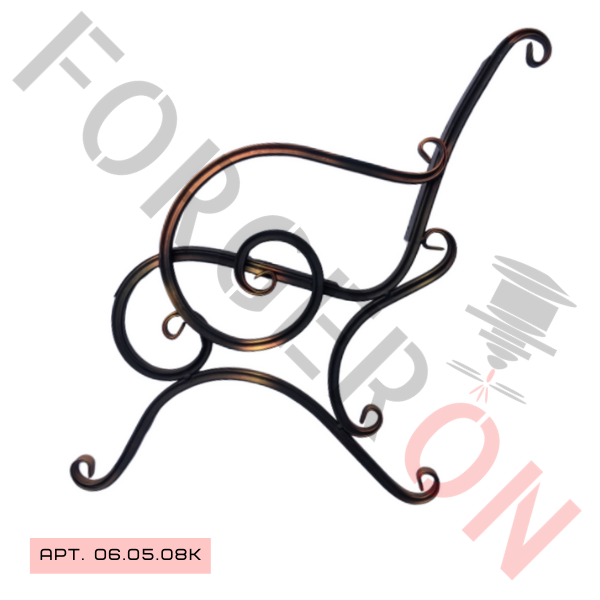 

Скамейка крашеная, кованые боковины (2шт)