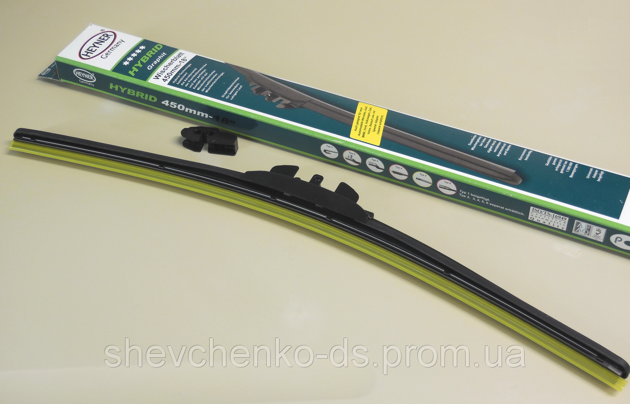 

Heyner Hybrid щетки гибридные бескаркасные / 380мм / 15" - 1 шт.