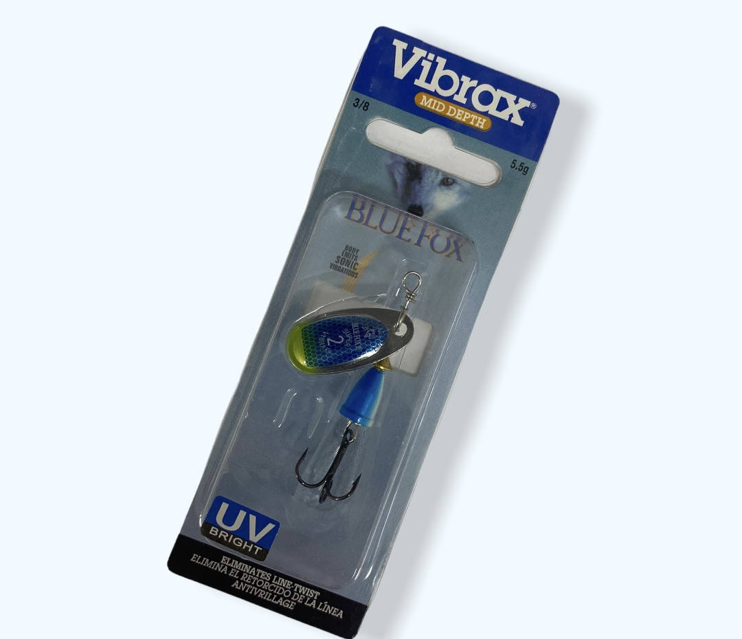 

Блесна вертушка светонакопительная BLUE FOX UV 5.5 г. 04, Синий